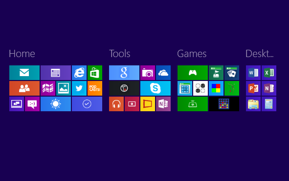 Windows 8 Metro Desktop Icons