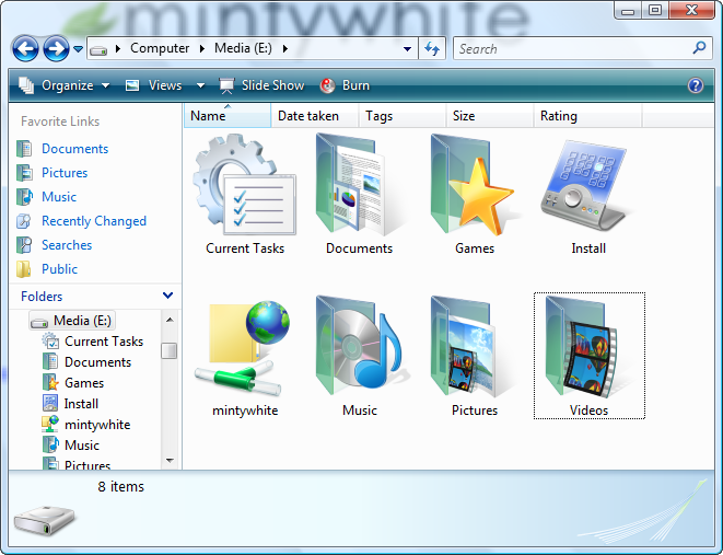 Windows Vista Folder Icons