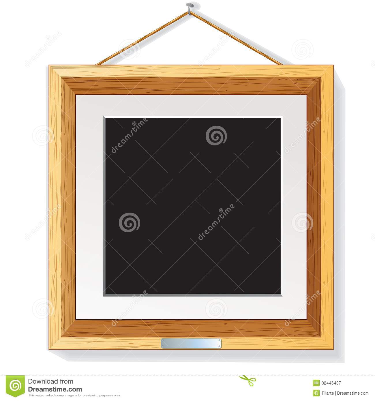 Wood Frame On Wall