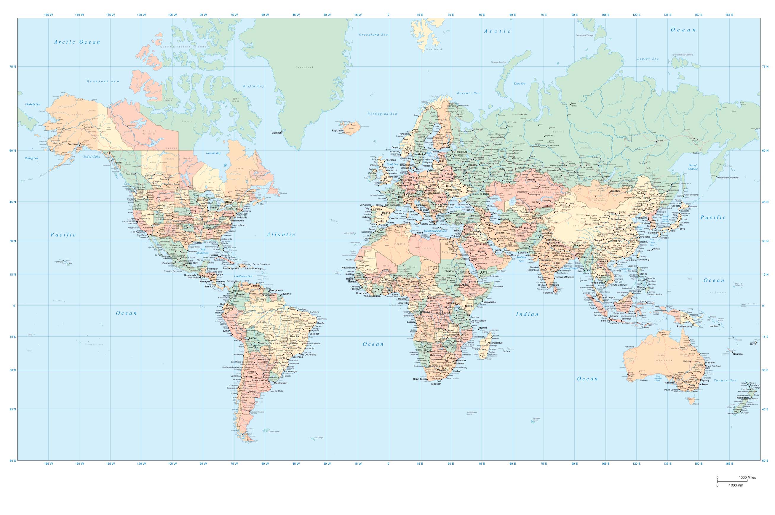 World Map Vector World Map Vector