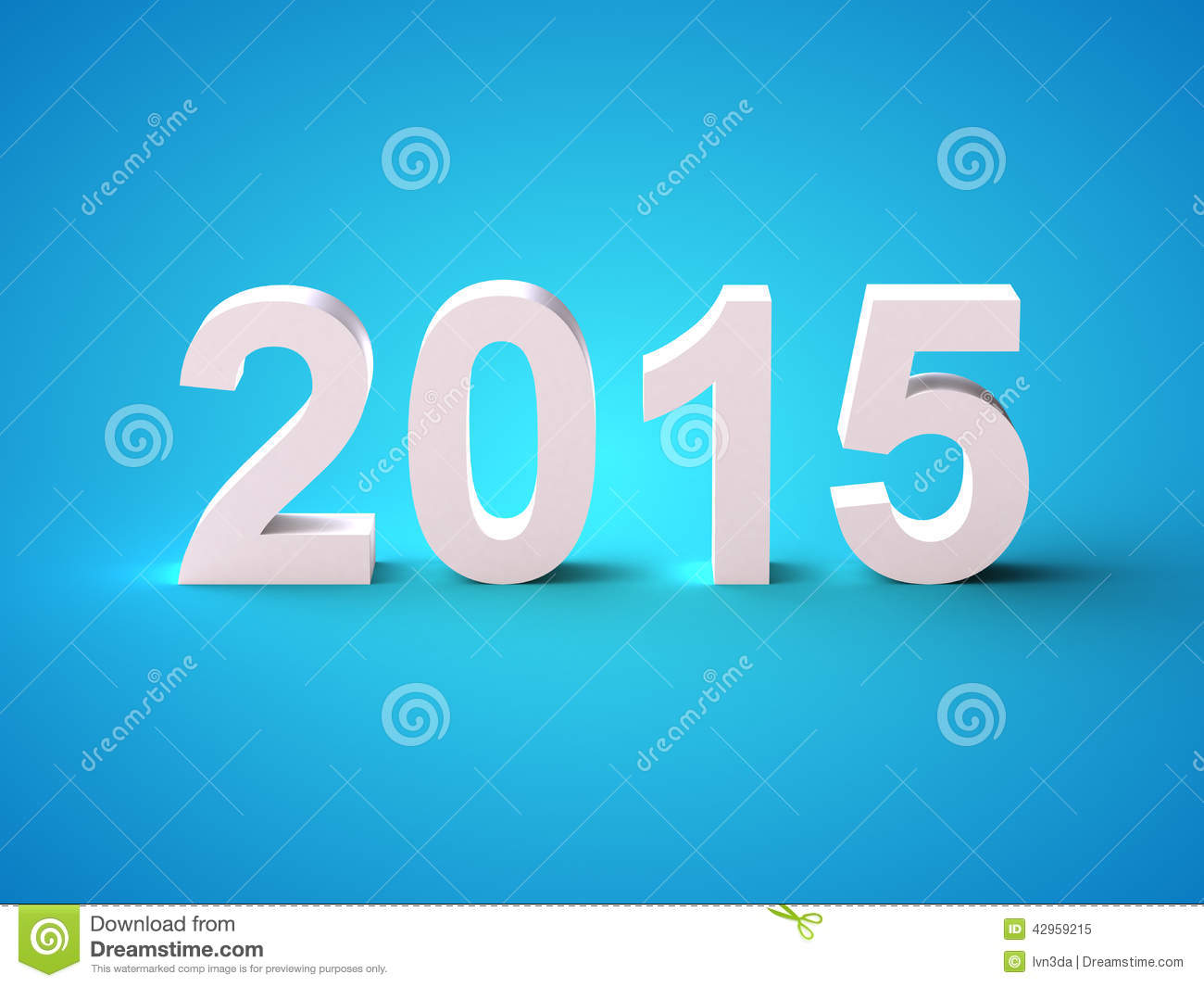 2015 3D Text 2015 3D Text