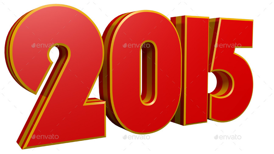 2015 3D Text 2015 3D Text