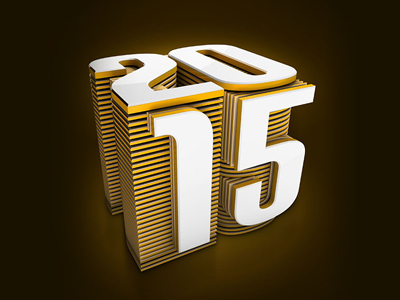 3D Happy New Year 2015 3D Happy New Year 2015