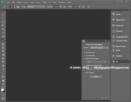 3D Objects Photoshop CS6 3D Objects Photoshop CS6
