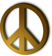 3D Peace Sign