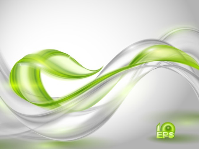 Abstract Green Vector