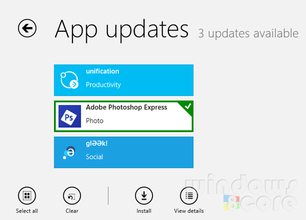 Adobe Photoshop Express Windows 8