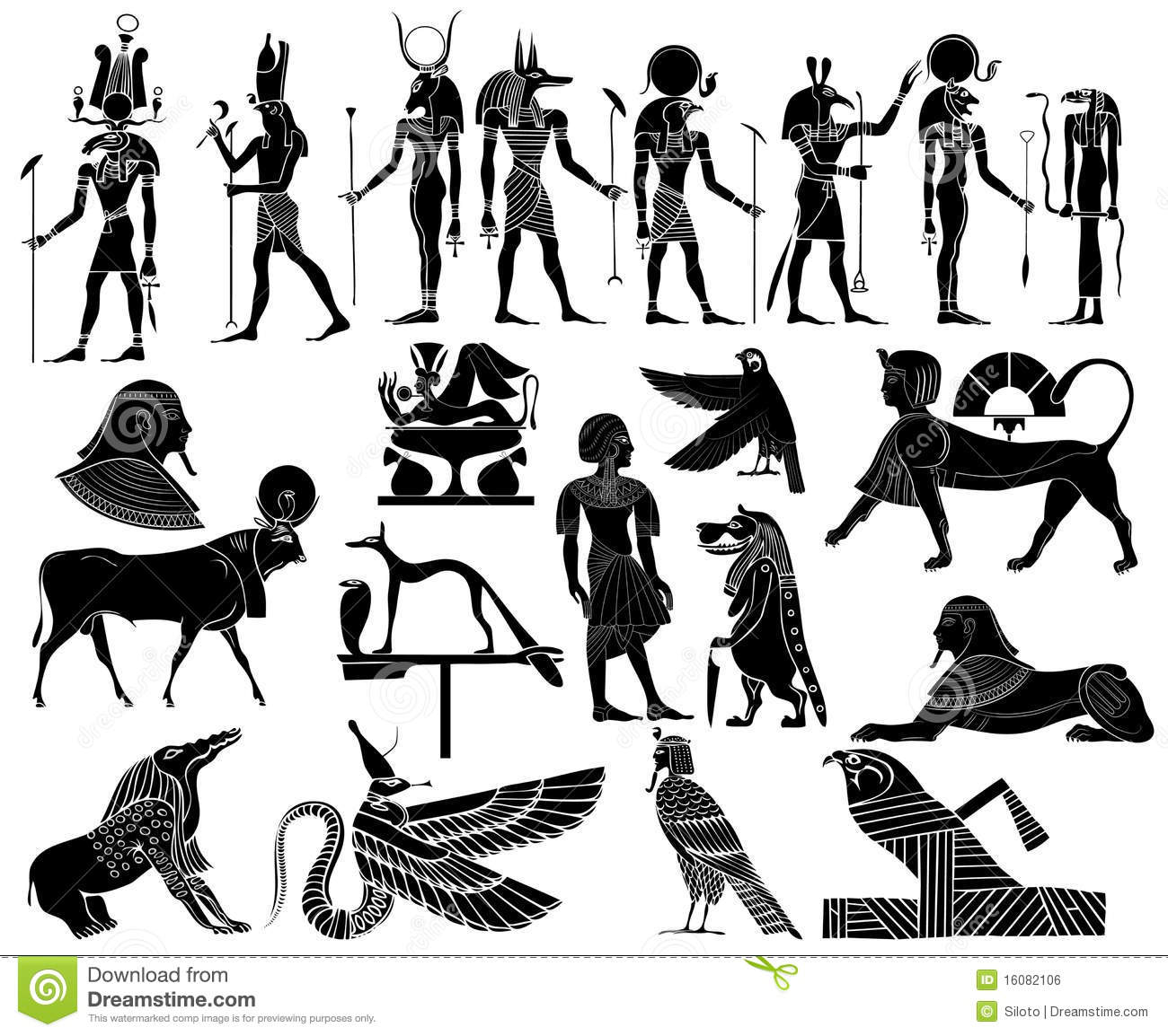 Ancient Egyptian Symbols Anubis