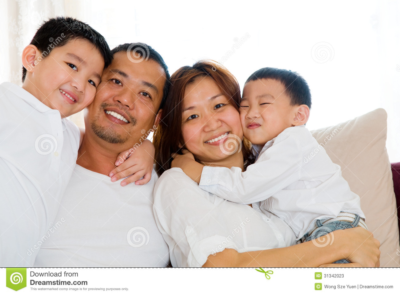 Asian Family Portrait