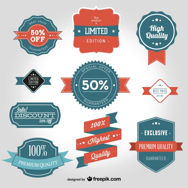 Badge Shapes Vector