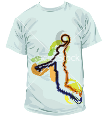 Basketball T-Shirt Clip Art