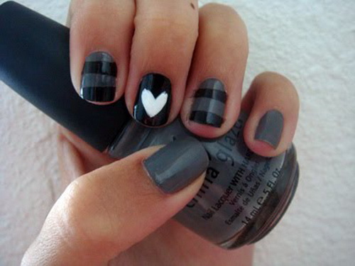 Black-Cute-Nail-Designs