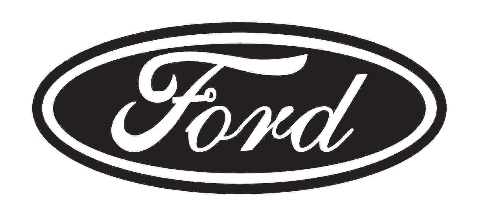 Black Ford Logo Vector