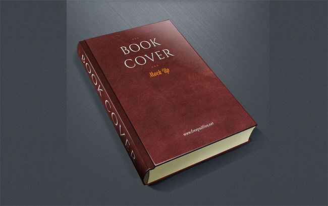 Book Cover Mockup Template PSD
