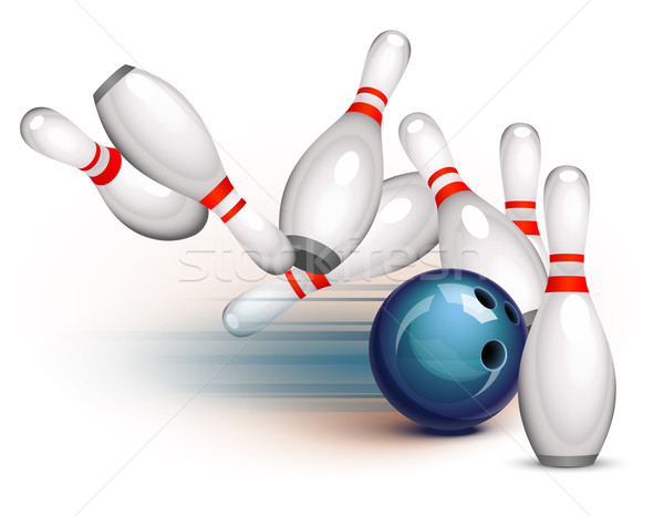 Bowling Pins Strike