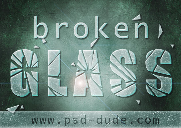 Broken Glass Effect Photoshop