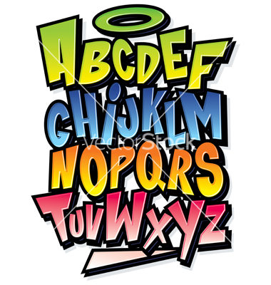 Cartoon Alphabet Font