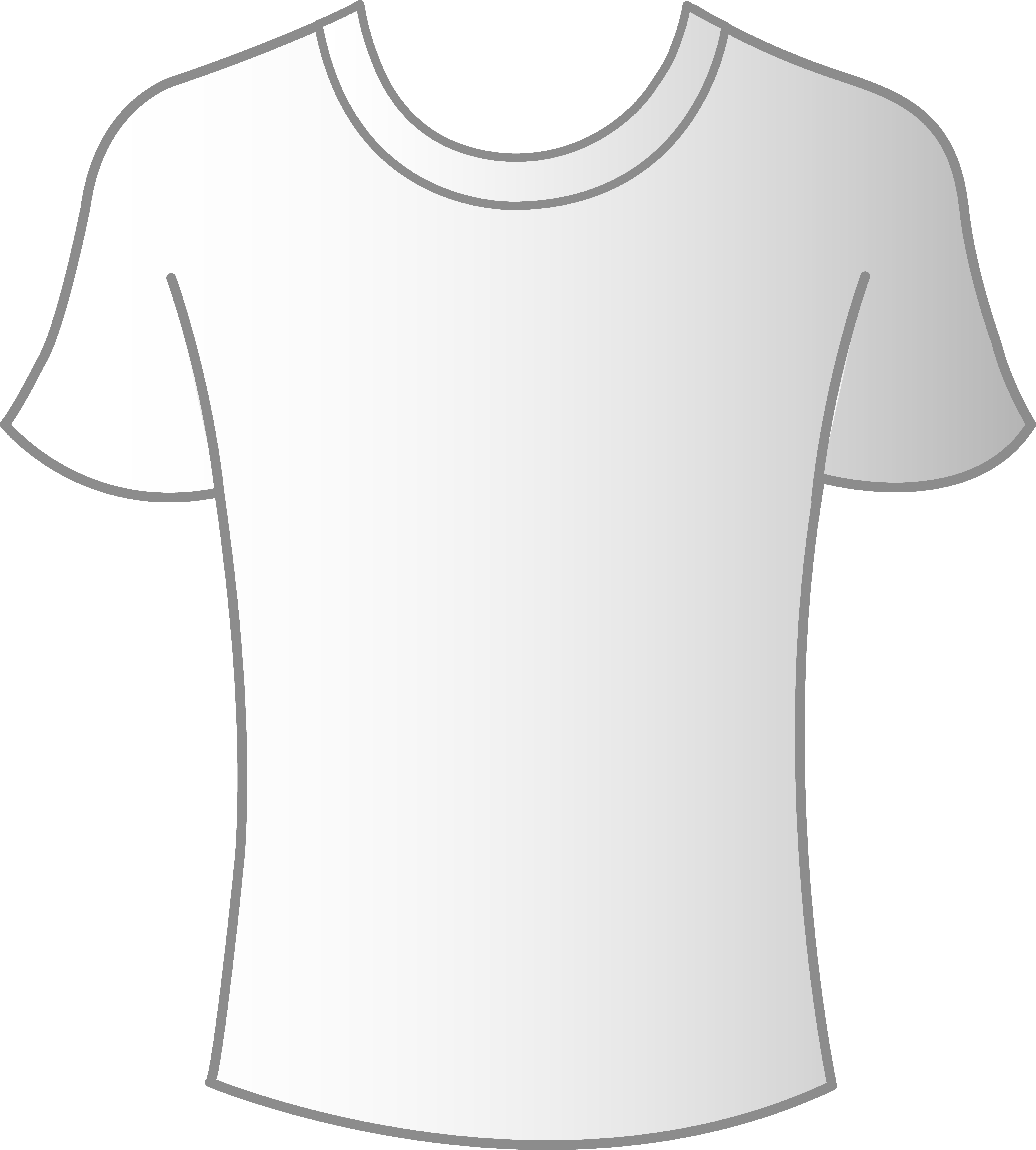 Cartoon White T-Shirt