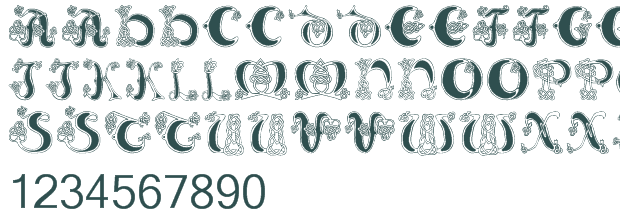 Celtic Knot Font Celtic Knot Font