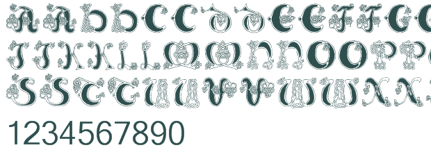 Celtic Knot Font