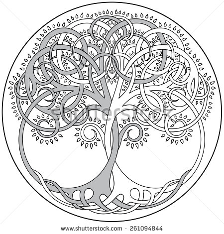 Celtic Tree of Life Vector