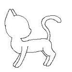 Chibi Cat Line Art deviantART