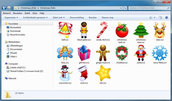 Christmas Icons for Windows 7