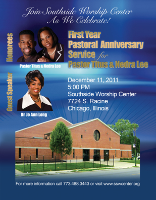 Church Anniversary Flyer Templates