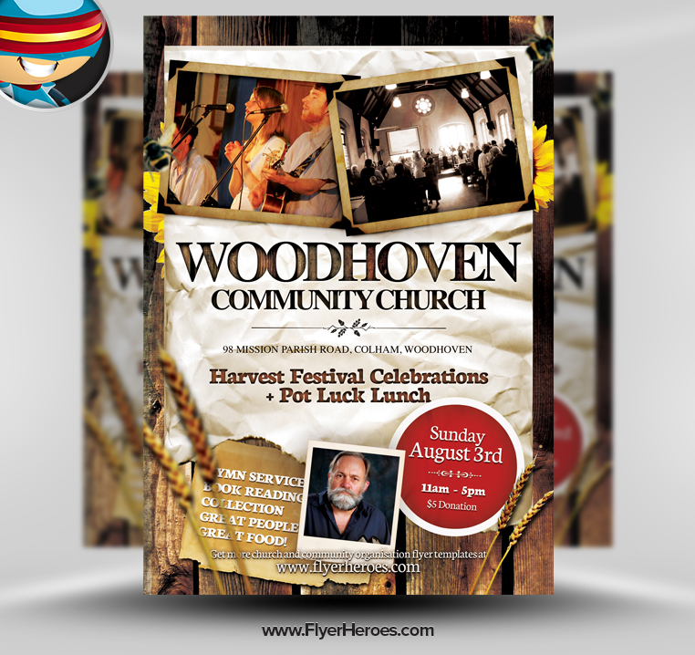 Church Service Flyer Template Free