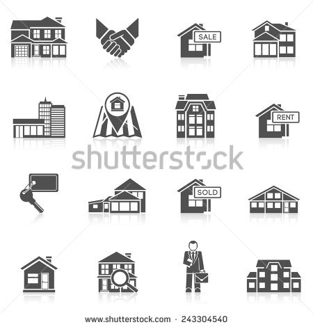 Commercial Real Estate Vector Icons