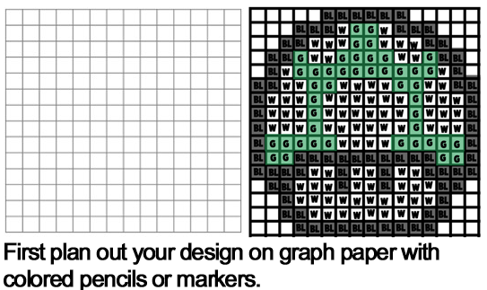 Cool Designs On Graph Paper