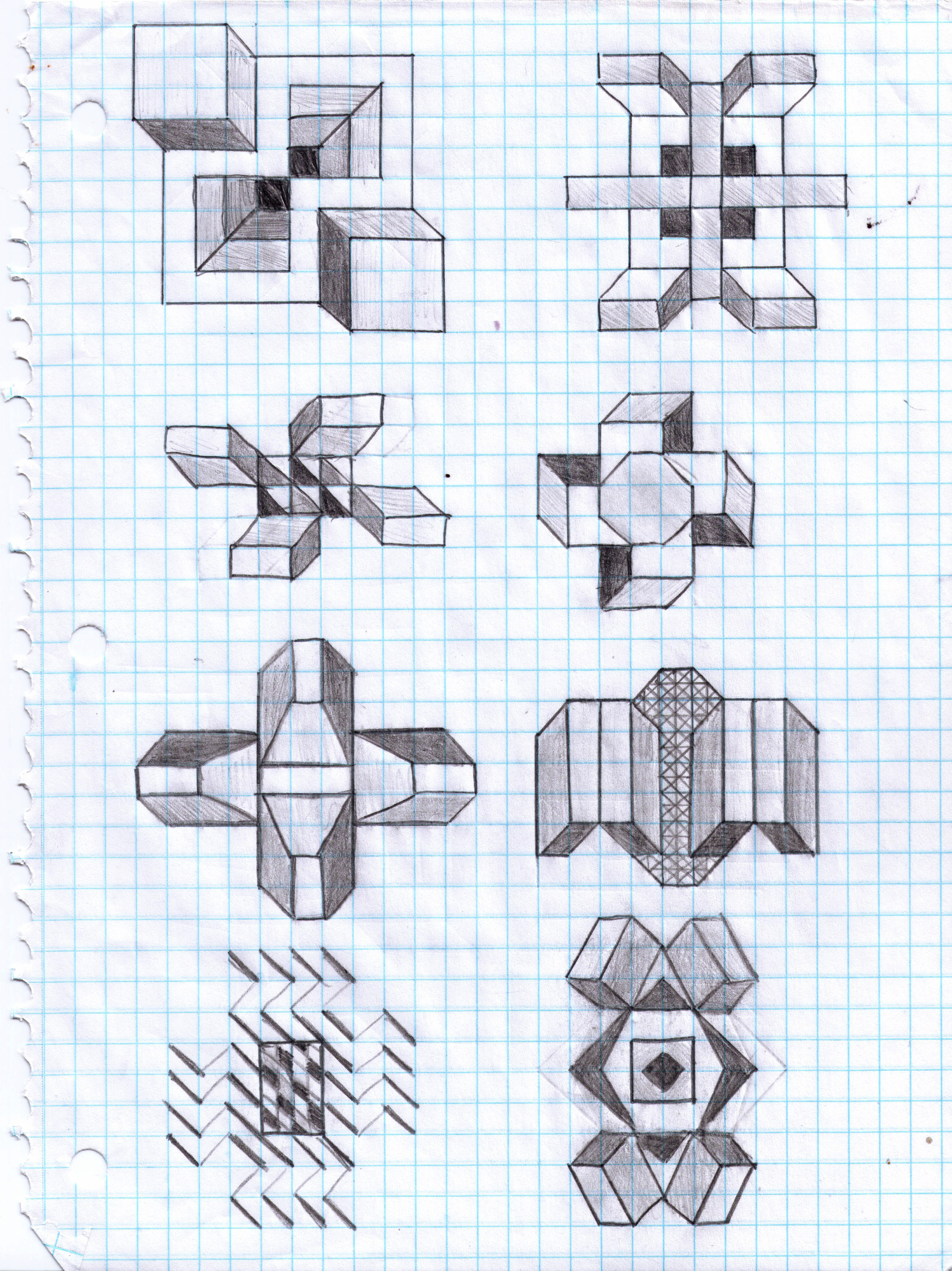 Cool Things to Draw On Graph Paper