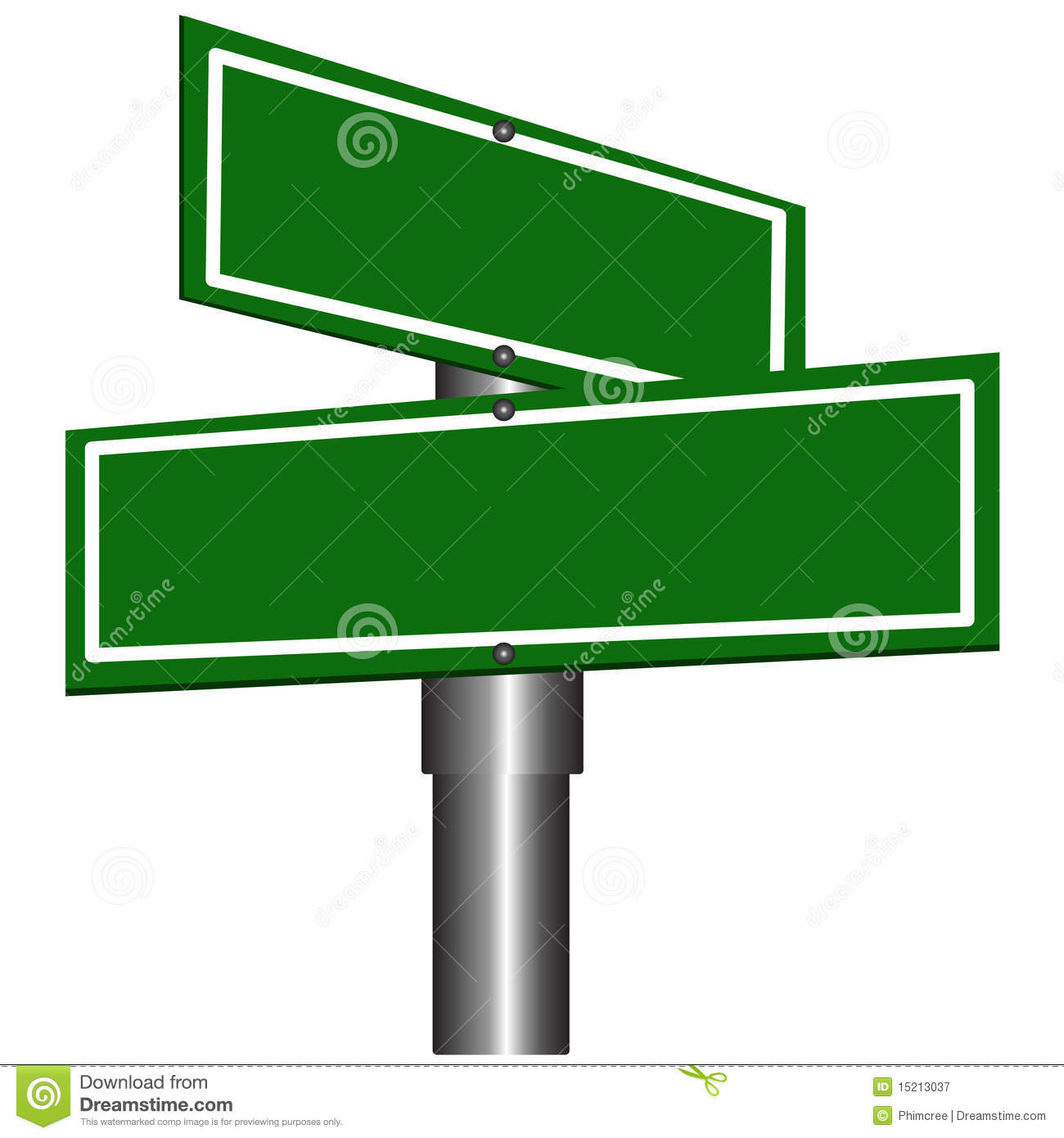 Corner Street Sign Clip Art