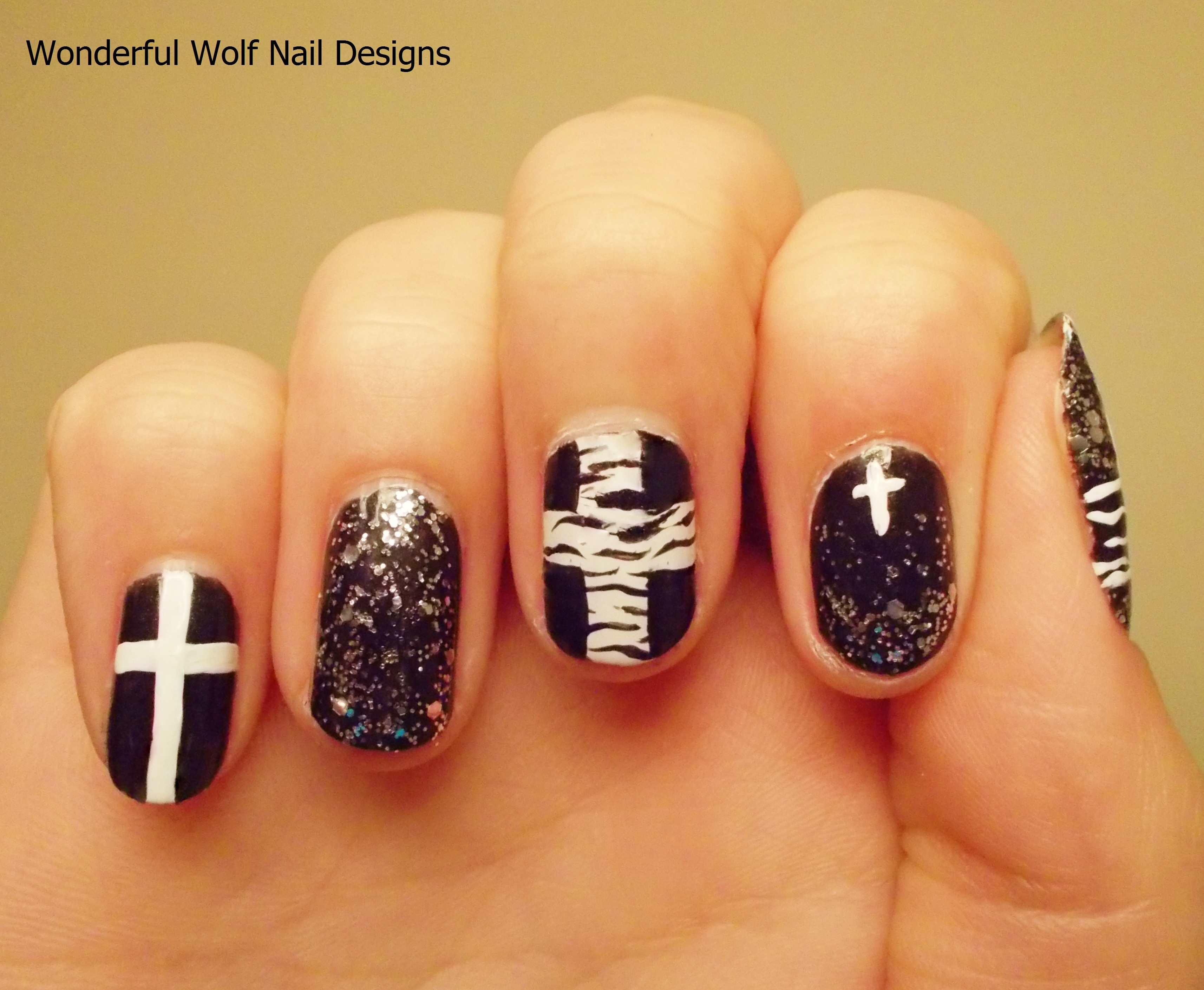 Cross Nail Art Designs