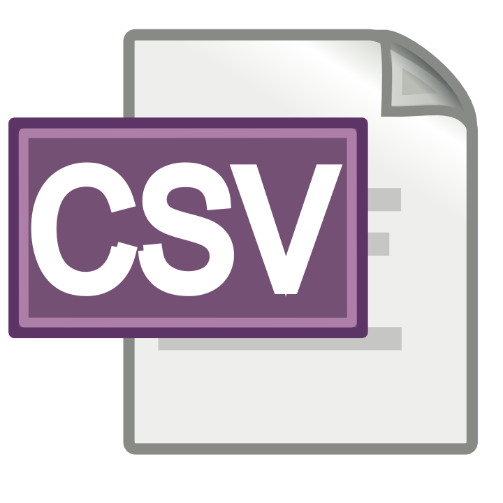 14 Download CSV Icon Images