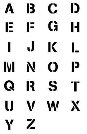 Cut Out Fonts Cut Out Fonts