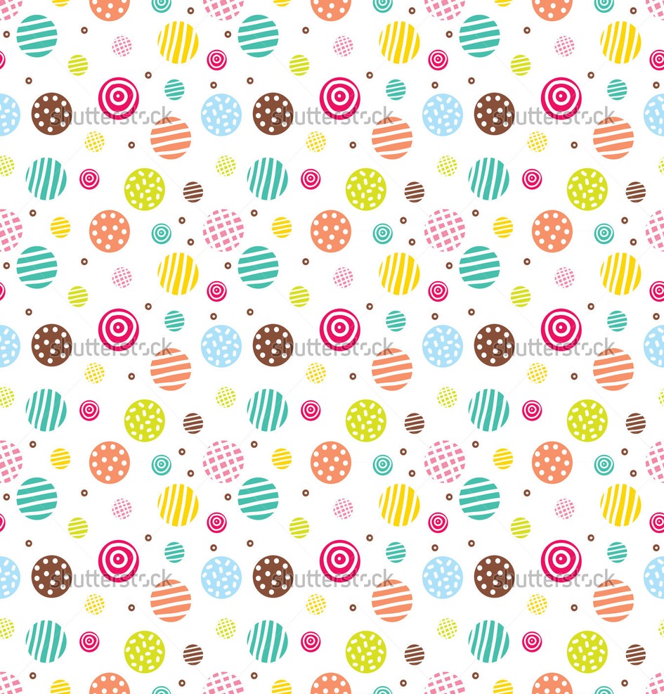 Cute Polka Dot Seamless Backgrounds