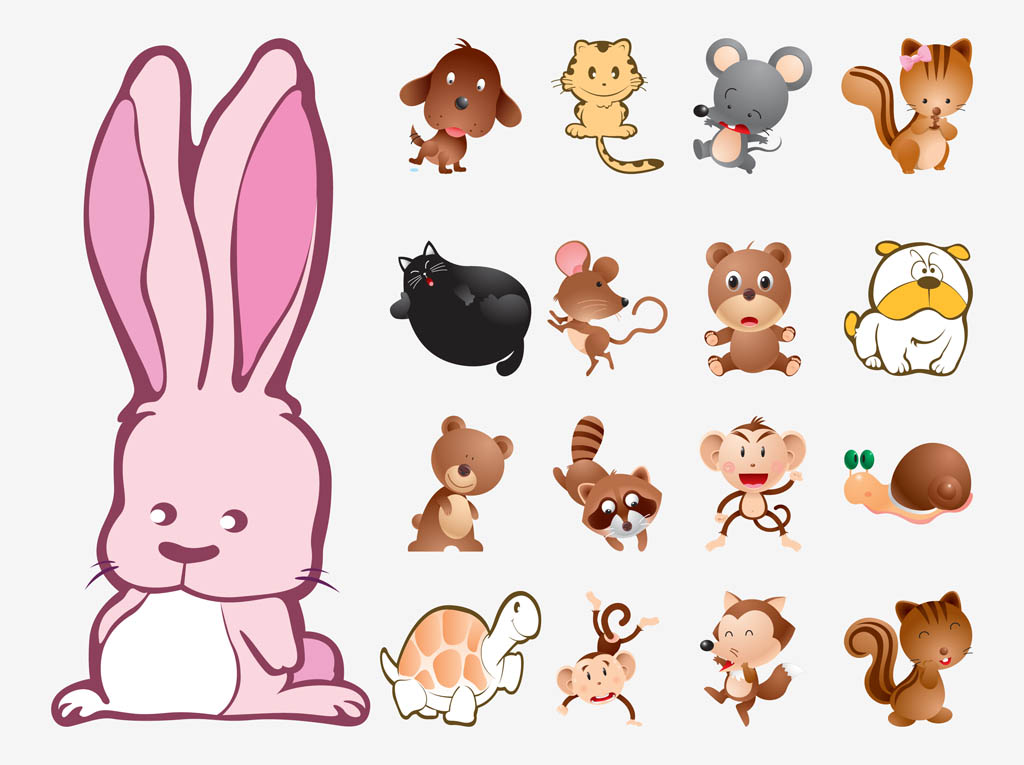 Cute Vector Animals