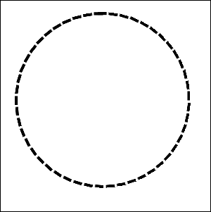 Dotted Line Circle