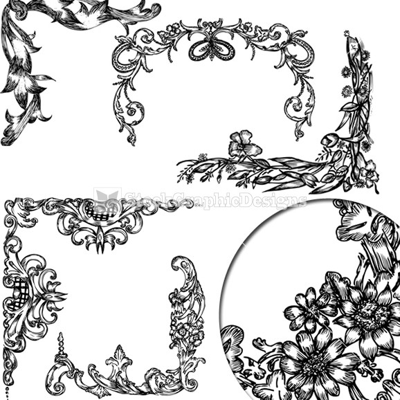 Drawn Flower Hand Vector Illustration