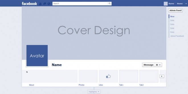 Facebook Cover Page Template