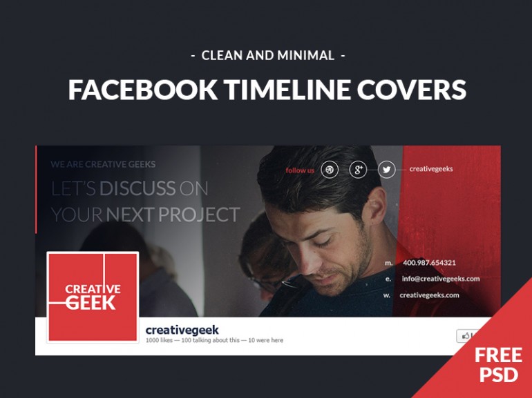 14 Facebook Cover PSD Images