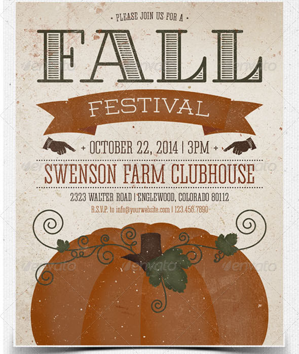 Fall Festival Flyer Template