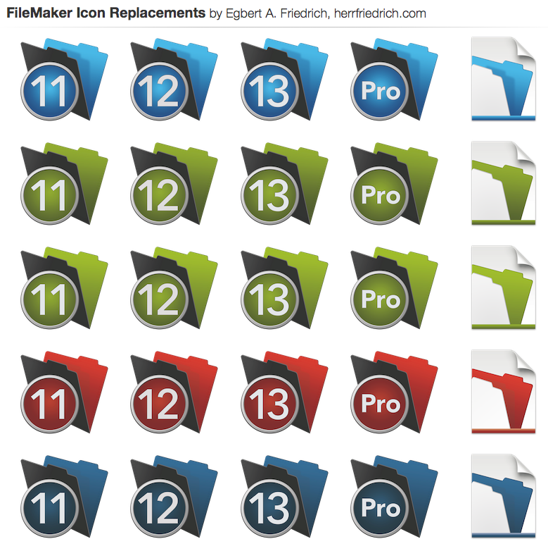 FileMaker Pro 13 Icon