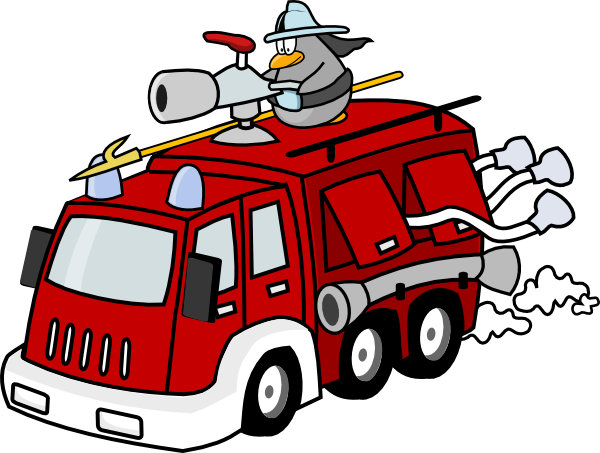 Fire Truck Clip Art for Kids