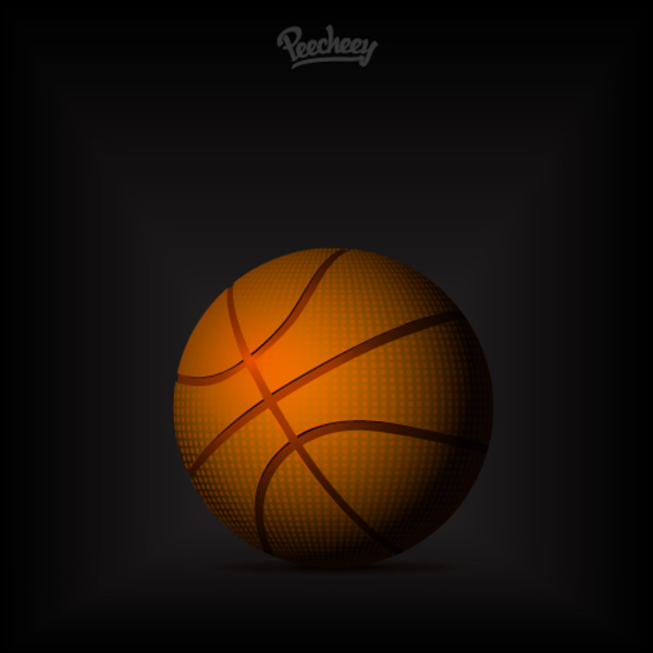 Free Basketball Vector Art