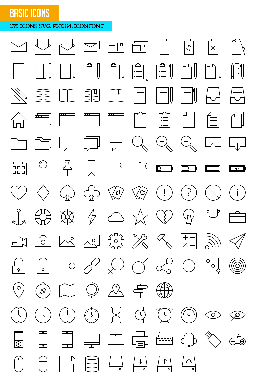 Free Commercial Use Icon Sets