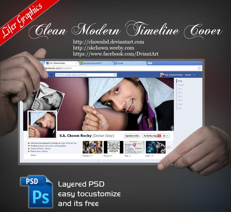 Free Facebook Timeline Cover PSD