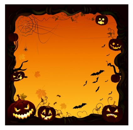 Free Halloween Borders Pumpkins