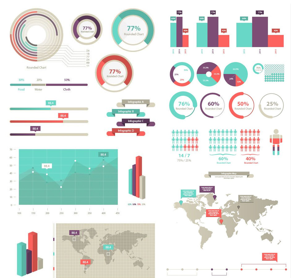 Free Infographic Vector Elements